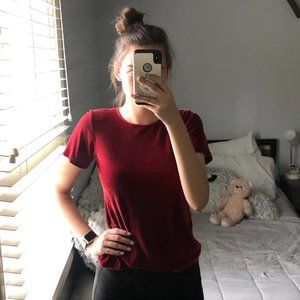 Velvet Maroon Top
